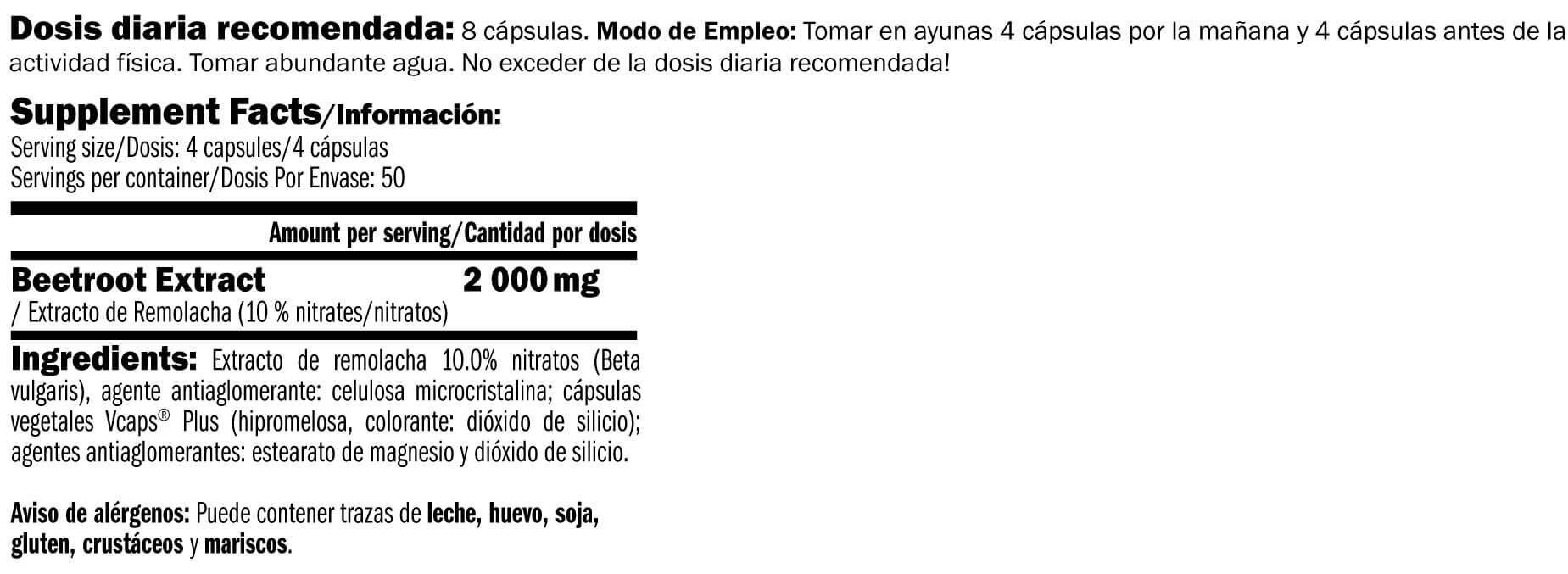 Nitro beetroot max - 200 capsules de Amix Nutrition 4/5