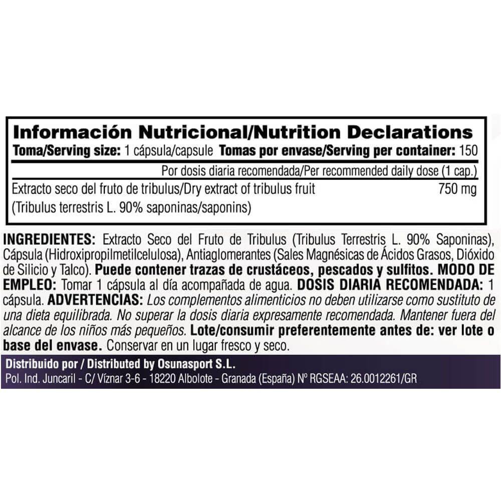 Tribulus 750mg - 150 Capsule Vegetali MASmusculo 5/6
