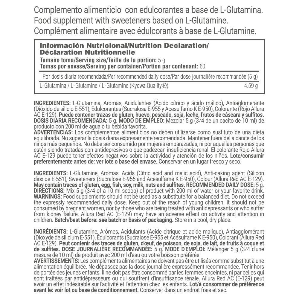 Kyowa® Glutamine - 300g Gummy Watermelons MASmusculo 5/6