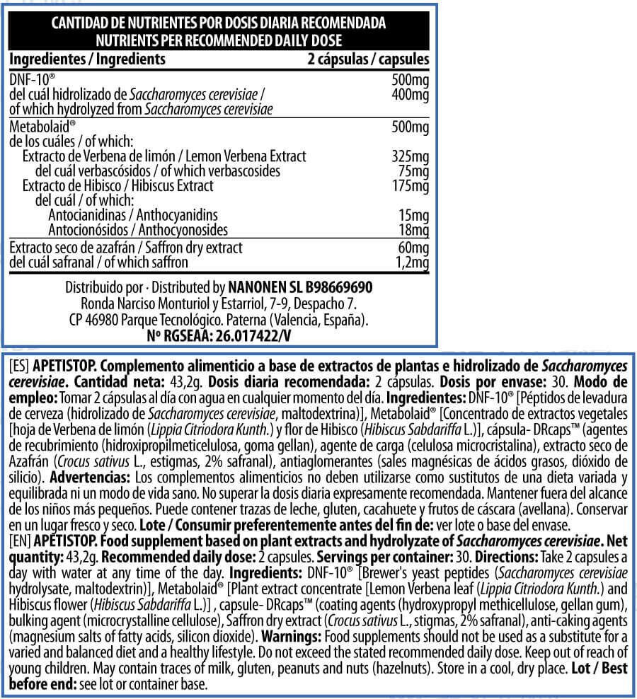 Real Apetistop - 60 Cápsulas BIG 3/4