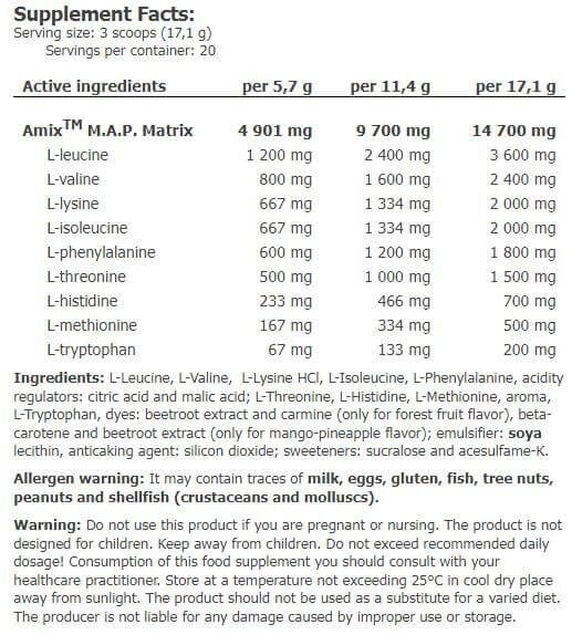 Amix MAP Powder 344 Gr - Optimiza la Síntesis de Proteínas - Máxima Absorción 4/5