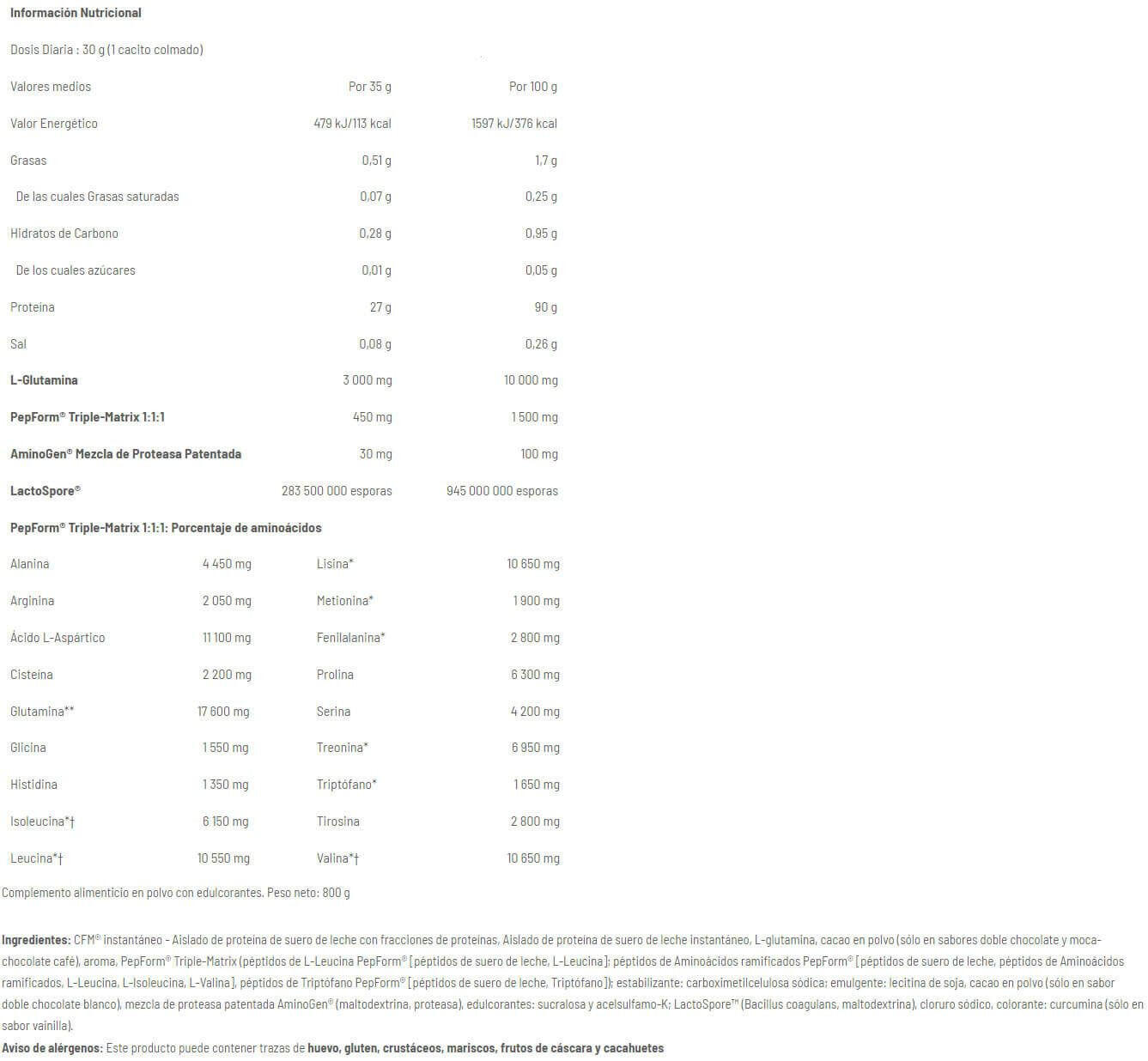 Iso HD 90 CFM Protein 1.8 Kg Chocolate Blanco 4/5