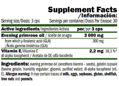 Huile d'Onagre - 90 softgels de Amix Nutrition 3/4
