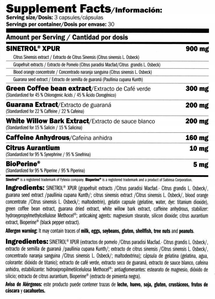 Thermo XTR Fat Burner - 90 capsules de Amix Nutrition 3/4