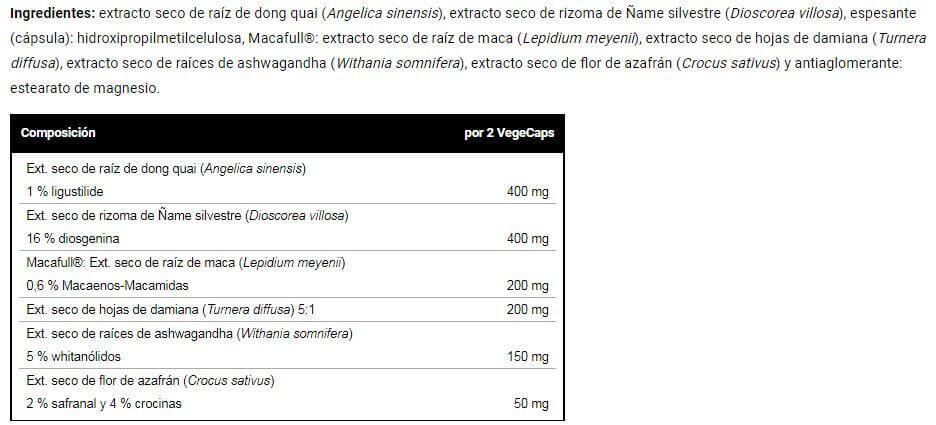 4FEM - 30 Cápsulas vegetales VitoBest 2/3