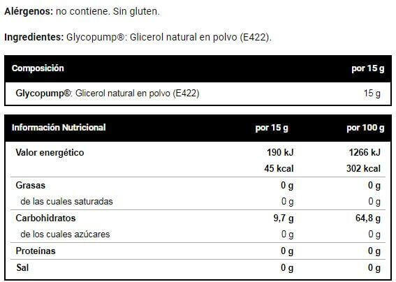 Glyco pump (glicerol) - 300g de VitoBest 3/4