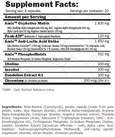 Epo-Core VO2 - 120 Amix Performance Capsules 3/4