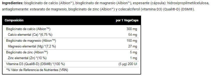 Vitobest Calcio - Magnesio 60 Cápsulas 5/6