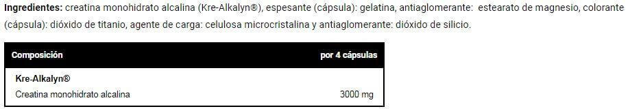Kre-Alkalyn - 100 Capsules VitoBest 3/4