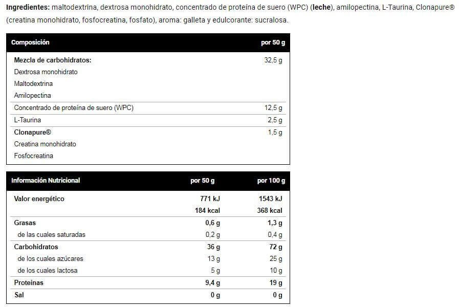 Monstrous Gainer 3 Kg Galleta 3/4