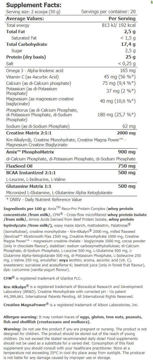 Amix Performance Reco-pro 500 Gr 4/5