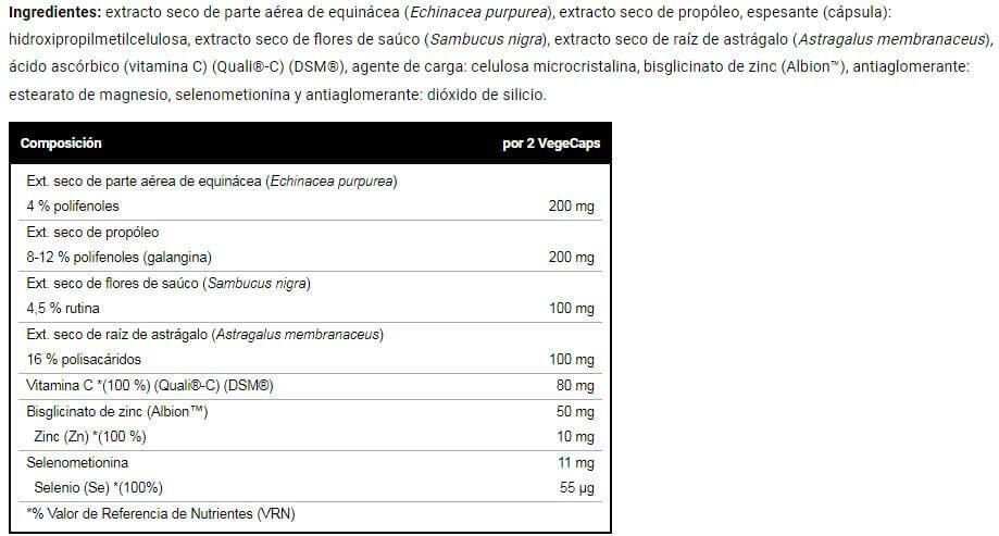Optimmune - 50 Cápsulas vegetales VitoBest 3/4
