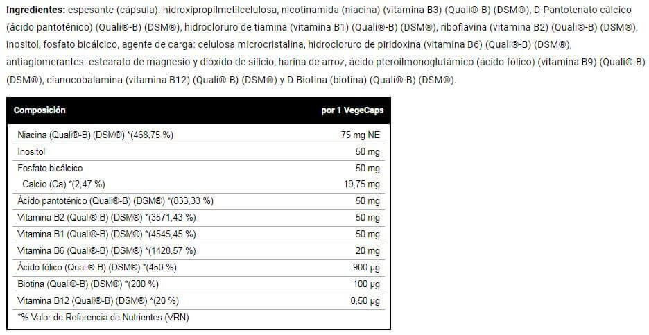 Vitaminas VitOBest B-50 Complex 60 VegeCaps 4/5