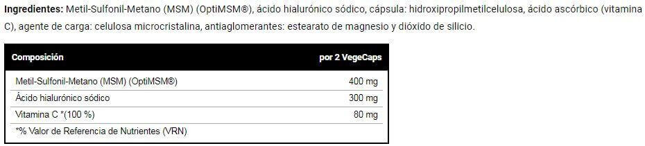 Hyaluronzuur - 60 plantaardige capsules VitoBest 3/4