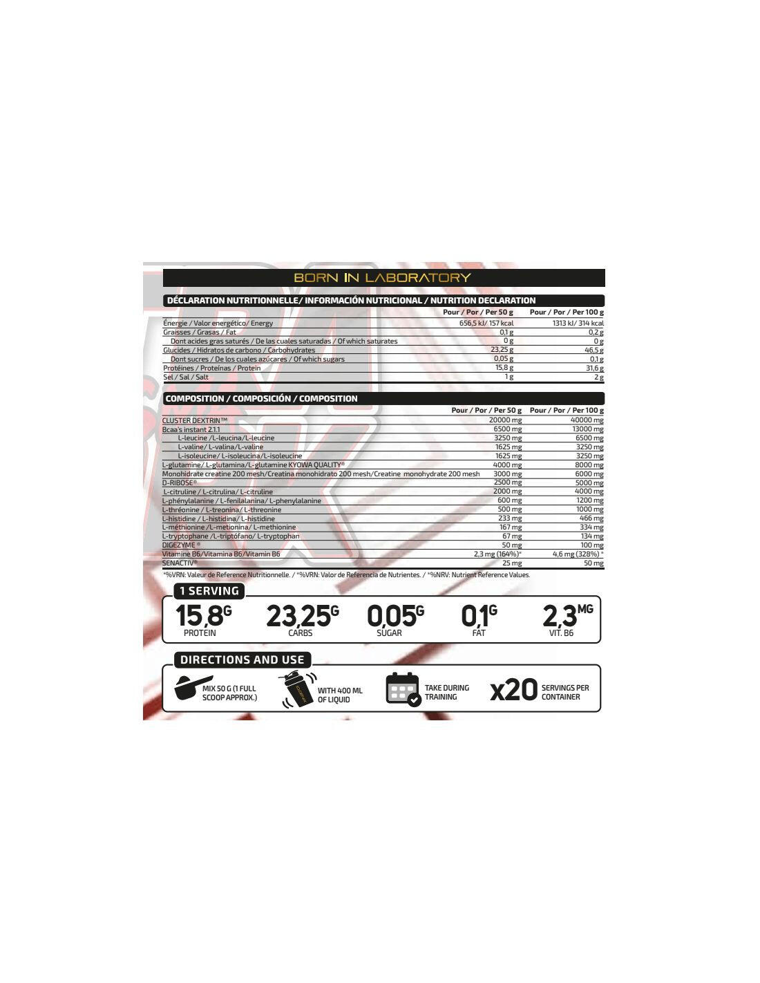 Intra Work Plasma - 1 kg Ananas Kokos IO.Genix