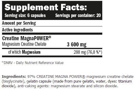 Amix MuscleCore Creatina Magnapower 120 caps 3/4