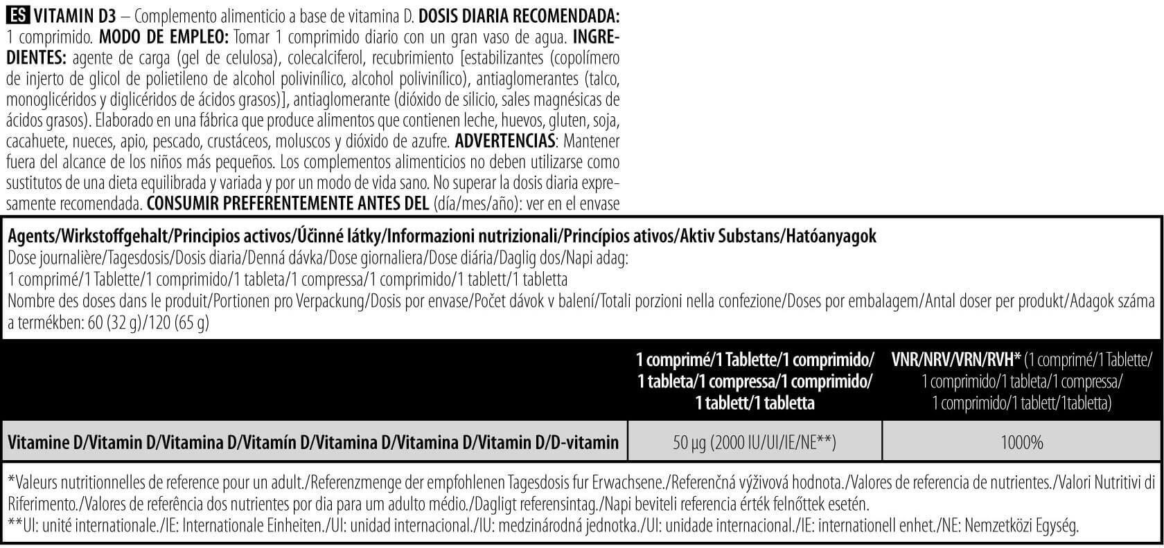 Witamina D3 2000 IU (120 kaps) 4/5