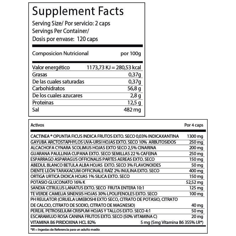 Dry Complexe Diurétique - 120 capsules de BIG 3/4