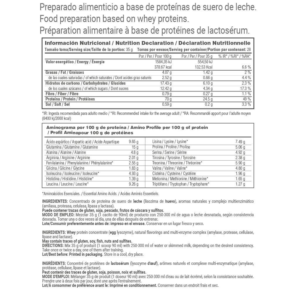 Whey fit nature - 1 kg Myrtille de MASmusculo 5/6