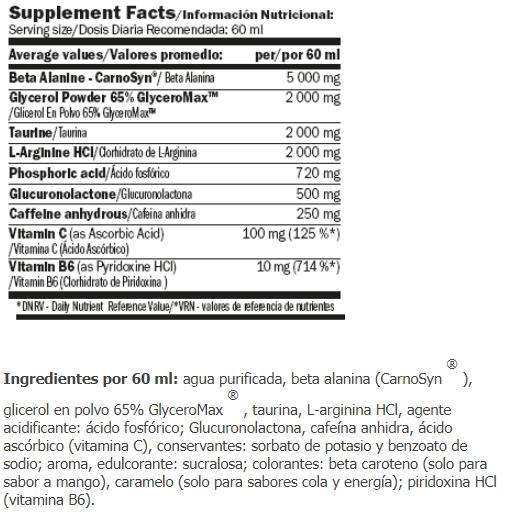 CellUp Pre-workout Energy Shot - 60ml Bebida Energetica AmiXpro® series 4/5