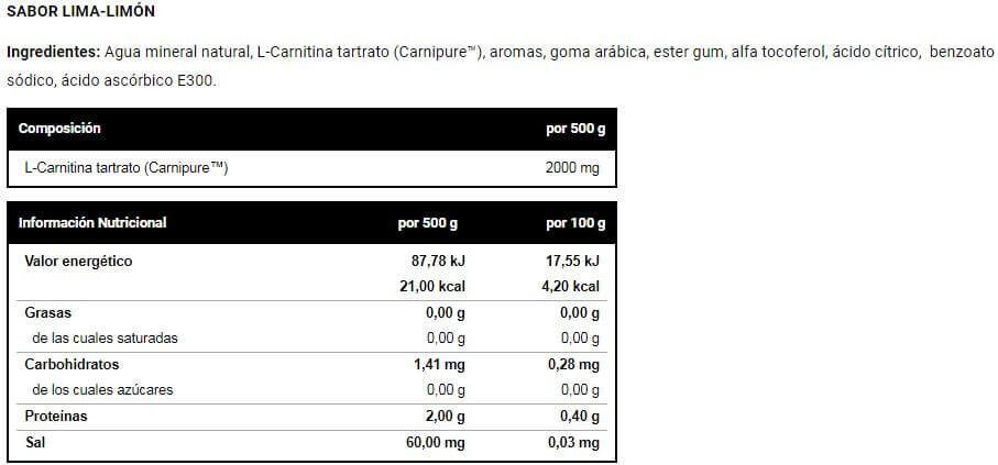 Carnitine 2000 - 500ml Lima Limão da VitoBest 5/6