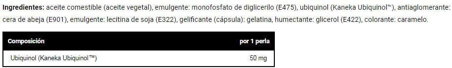 Ubiquinol 50 Perlas 3/4
