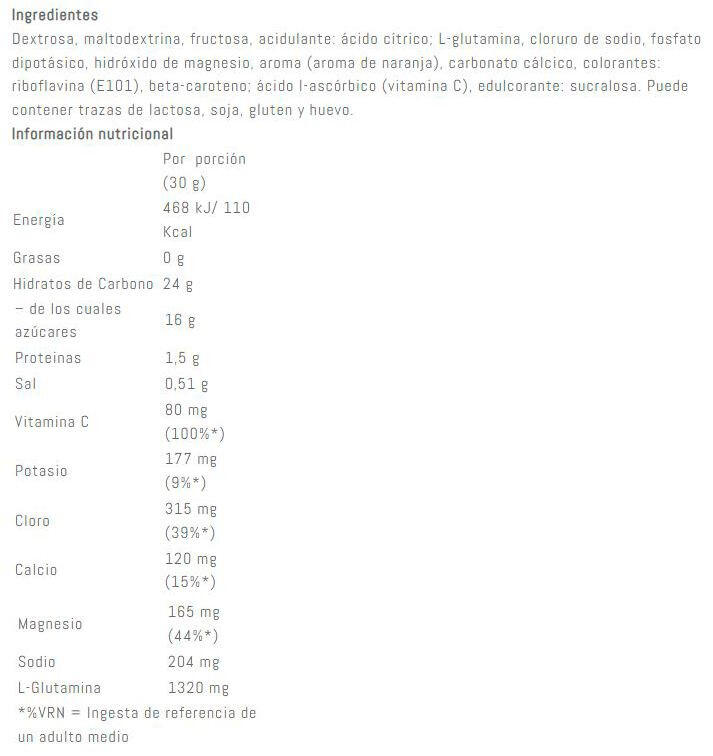 Boisson isotonique - Iso Energy - Orange 900g 5/6