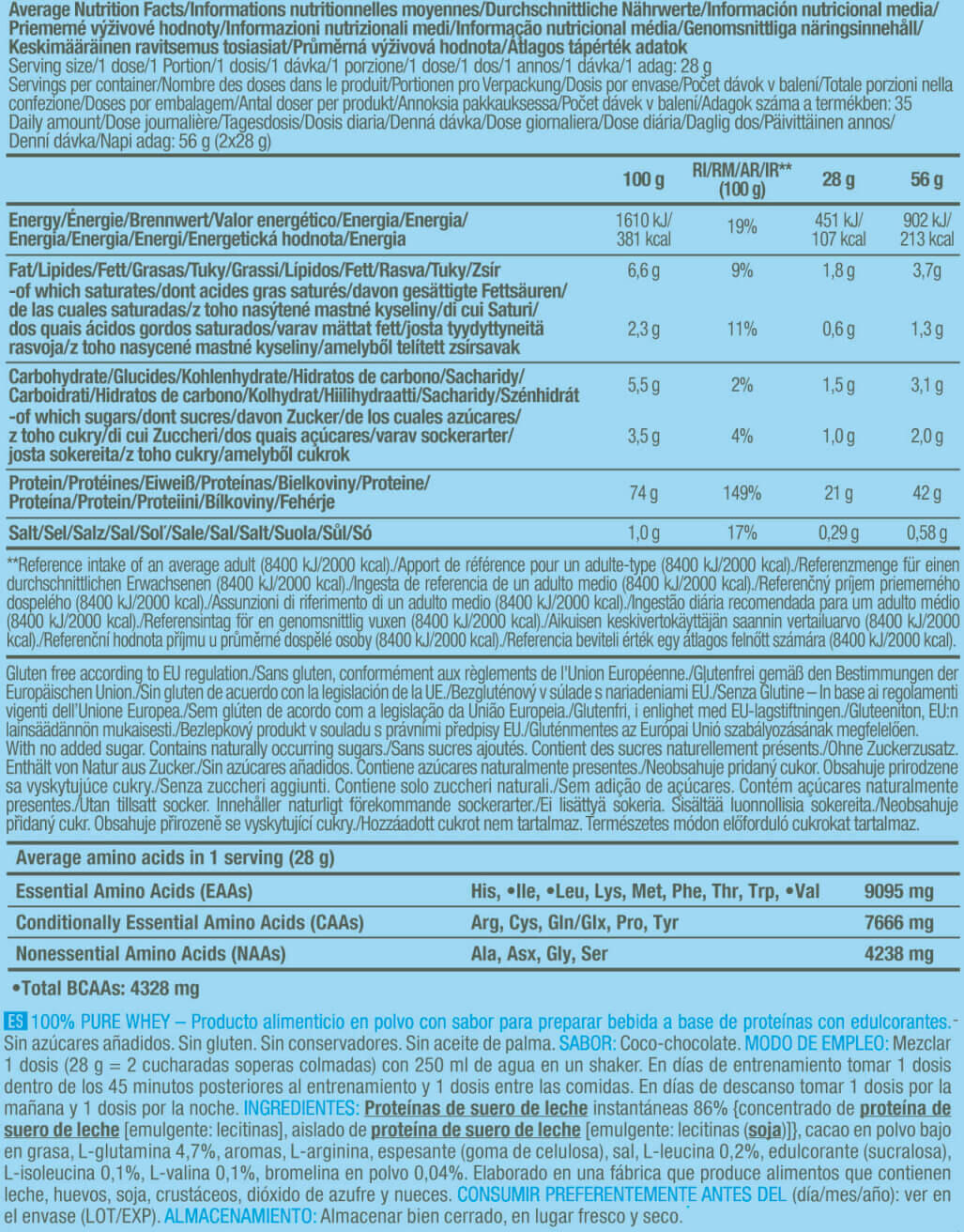 100 % reine Molke – 1 kg Erdbeere von Biotech USA 4/5