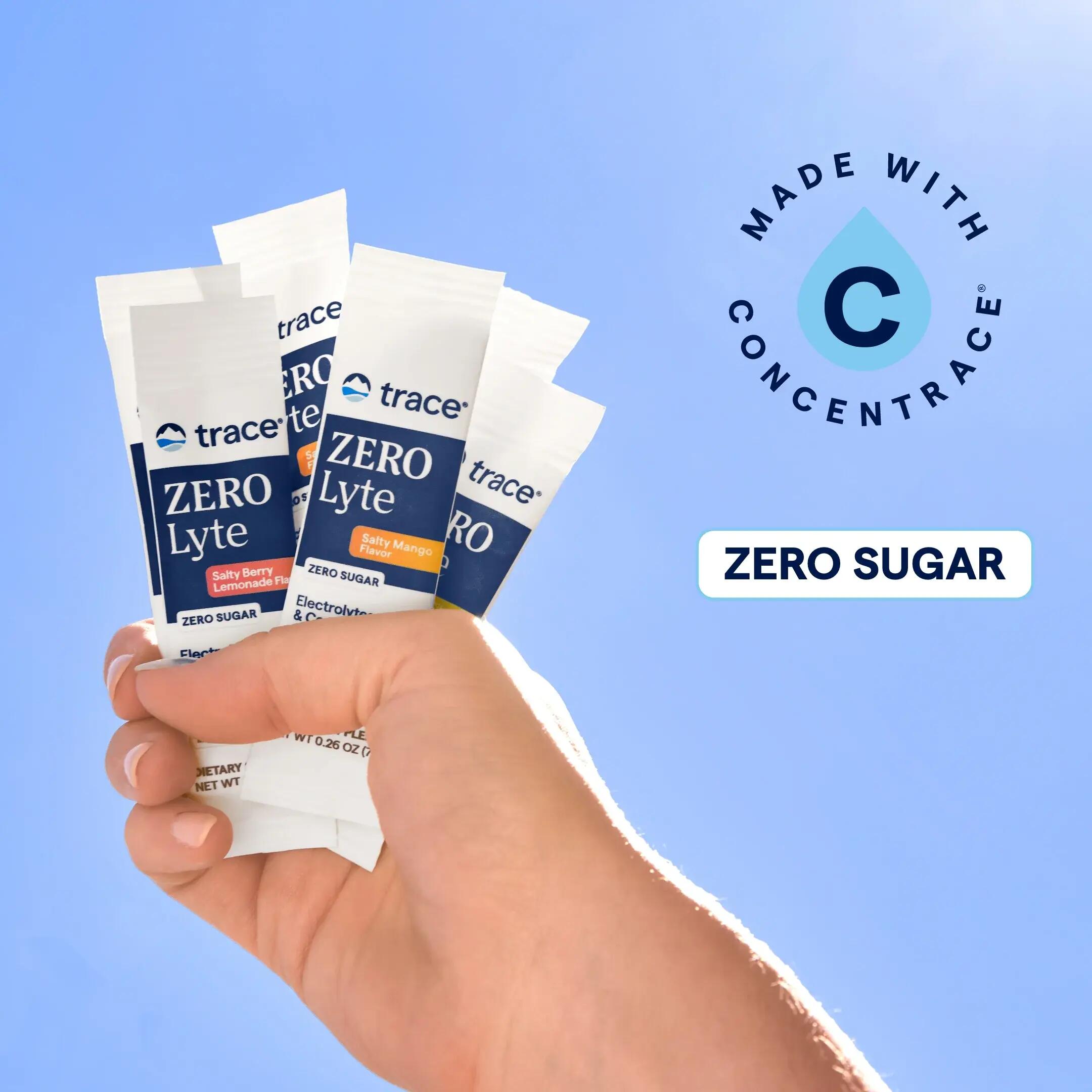 Trace Minerals-Zerolyte Sós Citrus ízű Elektrolit Ital Keverék + Kókuszvíz 231g 4/7