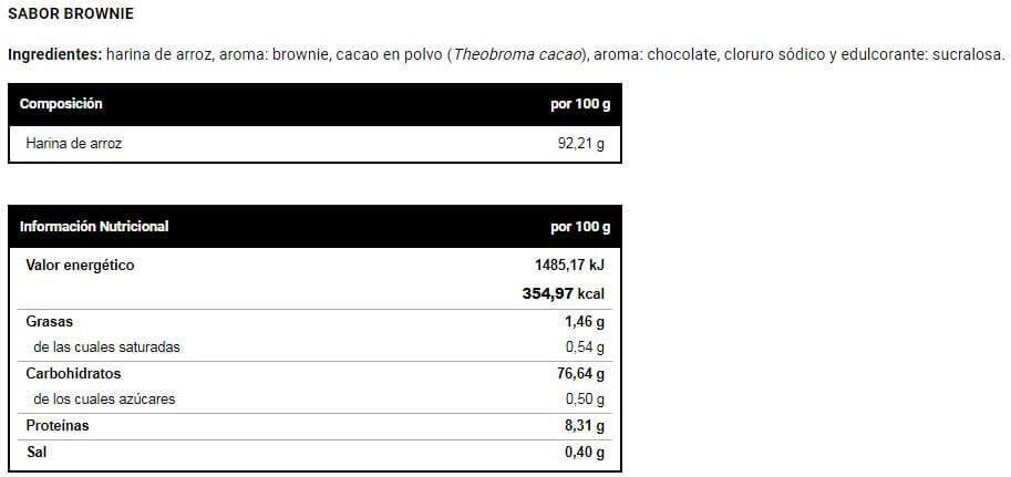 Rijstmeel - 1 kg Brownie VitoBest 4/5