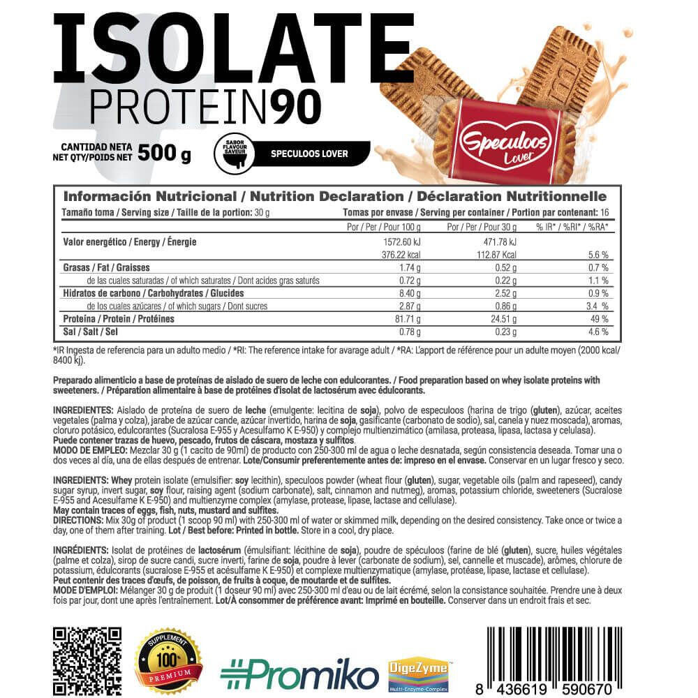 Isolare 90 CFM - 500 g Biscotti Speculoos MASMUSCULO 3/4