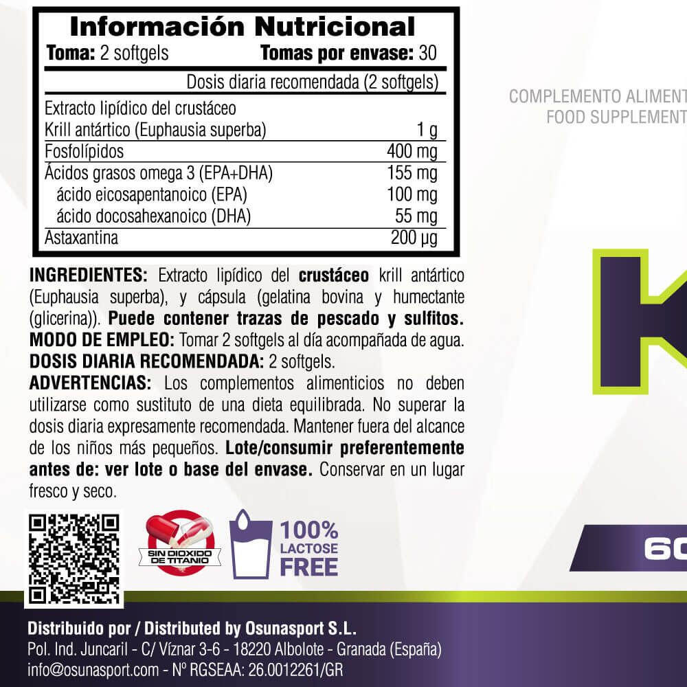 Olio di krill - 60 capsule molli MASmusculo 4/5