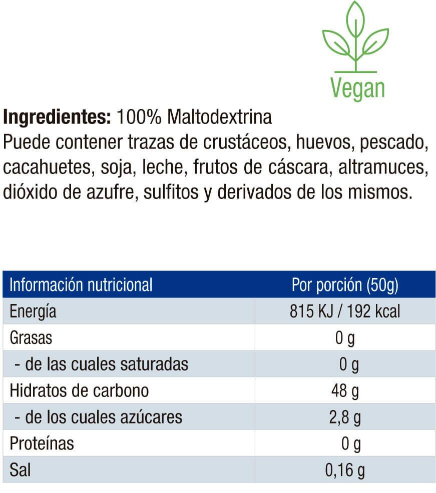 Maltodestrina - Pure Maltodextrin - Sapore neutro 1000g 5/6