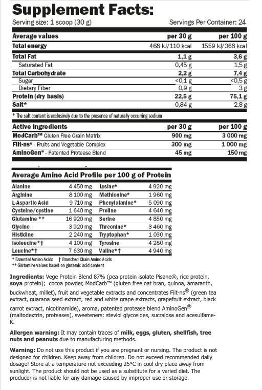 Amix GreenDay Vegefiit Protein - Proteina Vegetal 2 kg 3/4