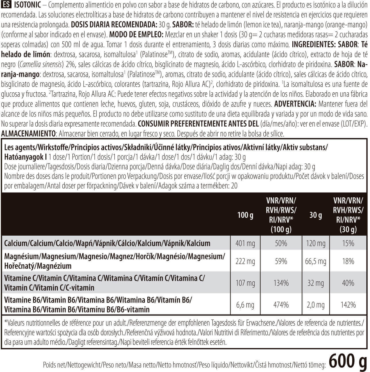BioTechUSA Isotonic 600 Gr 3/4