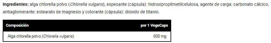 Chlorella - 60 capsules de VitoBest 3/4