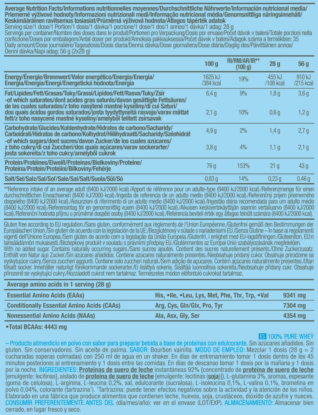 BioTech 100% Pure Whey 1000g 5/6