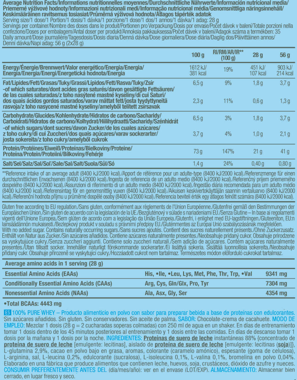 Whey Protéine | 100% Pure Whey (1kg) | Chocolate Peanut Butter 4/5