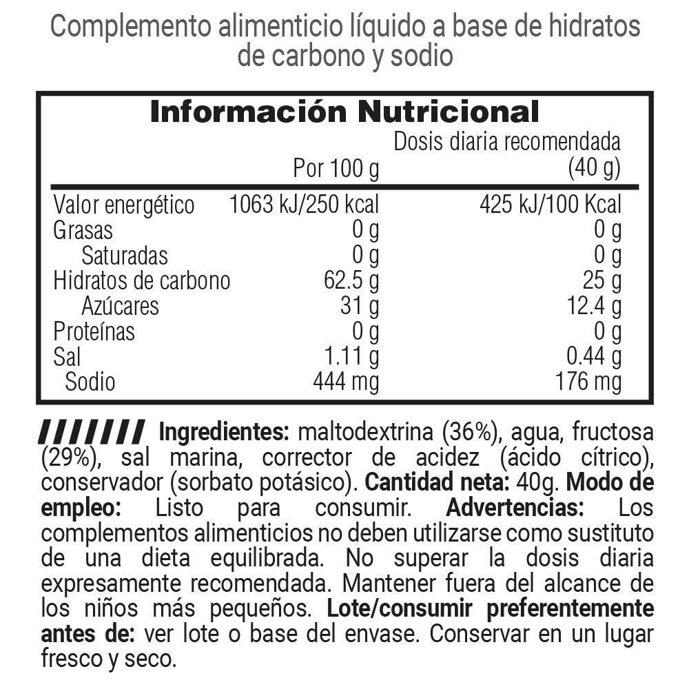 Carbo gel - 40g Neutro da Masmusculo Supplements 3/4