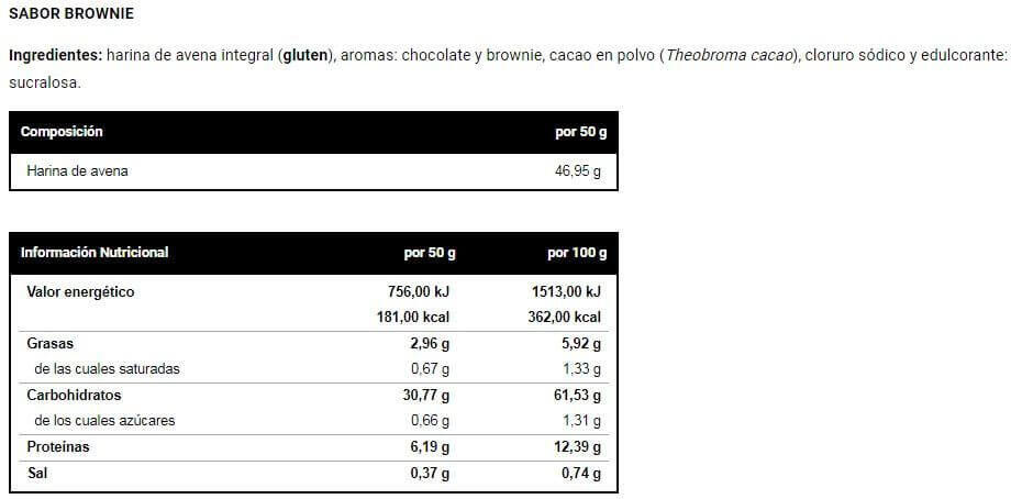 Havermoutmeel - 1 kg VitoBest Brownie 3/4