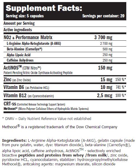 Hell's NO2 - 100 Kapseln Amix Muscle Core 3/4