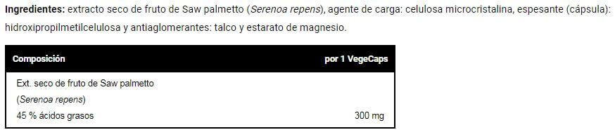 Saw Palmetto - 60 capsules de VitoBest 3/4