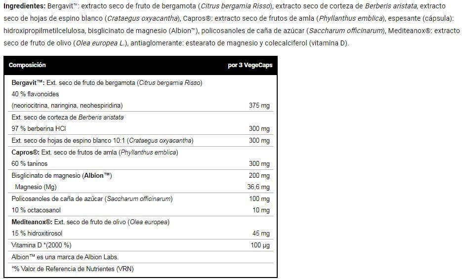 V-COL - 60 Cápsulas vegetales VitoBest 3/4