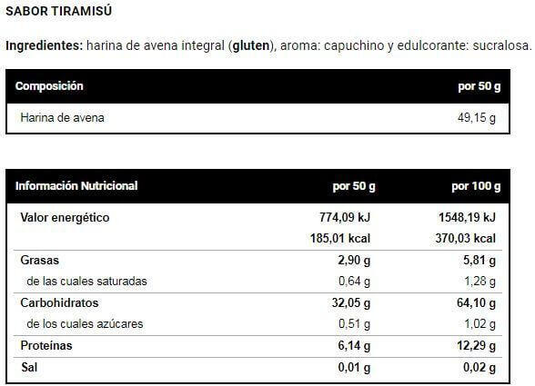 Farina d'avena - Tiramisù 2Kg VitoBest 3/4