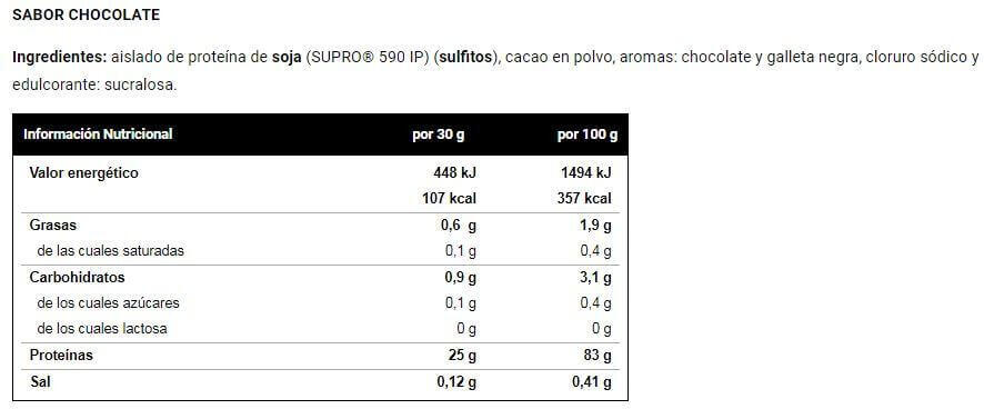 Soy iso protein - 1kg Chocolat de VitoBest 3/4