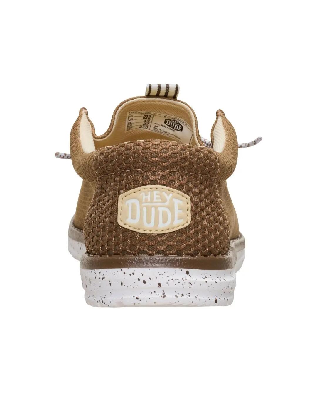 Buty HEY DUDE WALLY MESH NEUTRALS Brązowy 7/7