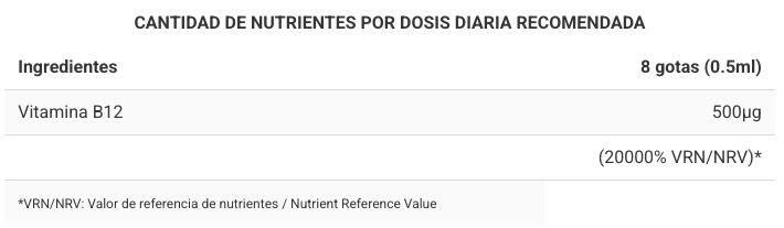 Real B12 (Vitamina B12 Liquida) - 30ml Cereza BIG 3/4