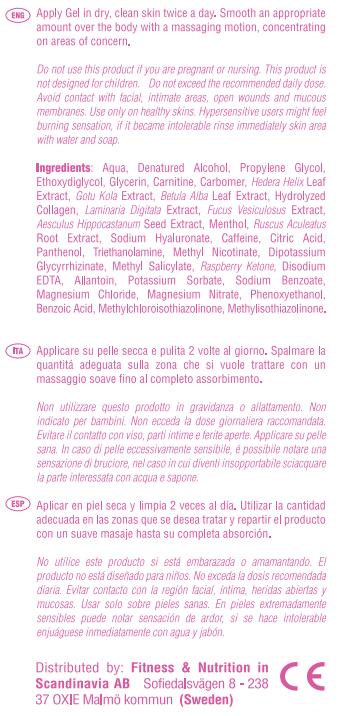 Gel Fat Reducer 200ml de Smart Supplements 2/3