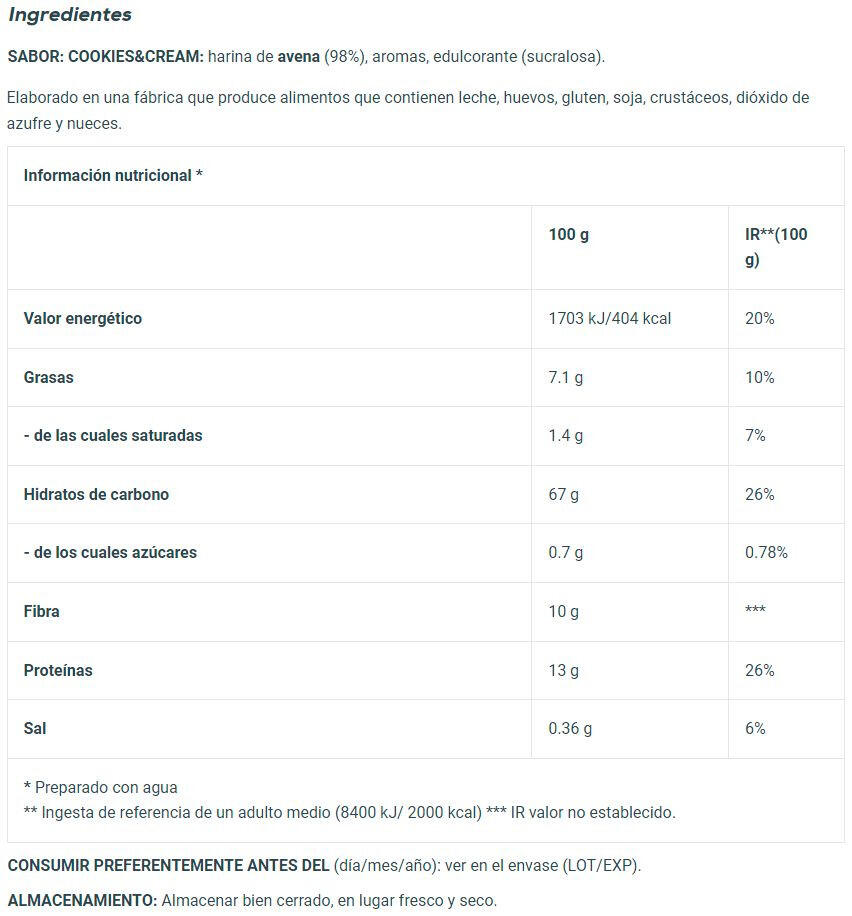 Biotech Usa Instant Oats 1000 Gr 4/5