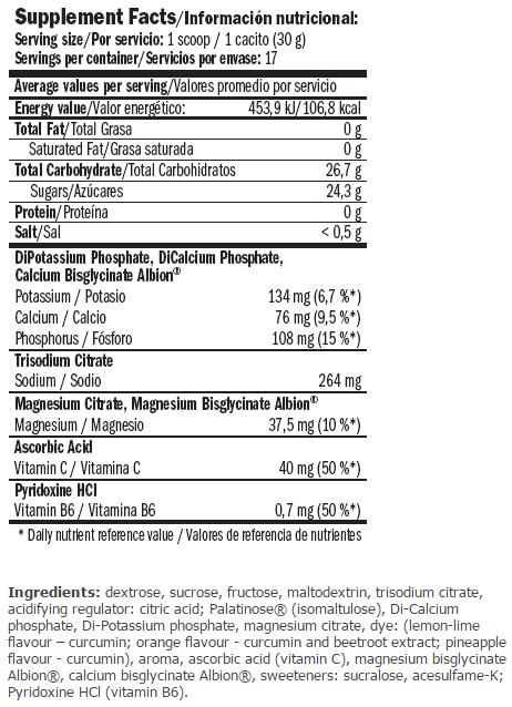 IsoLyte Energy Sport Drink - 510 g Orange Amix Performance 4/5